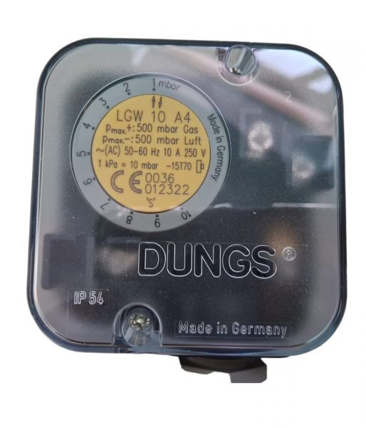 Pressostato para ar diferencial ajustável LGW10A4Dungs MMS